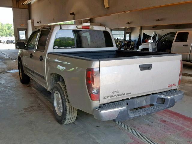 1GTCS136058288480 - 2005 GMC CANYON BEIGE photo 3