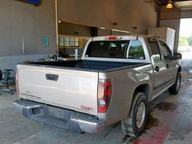 1GTCS136058288480 - 2005 GMC CANYON BEIGE photo 4