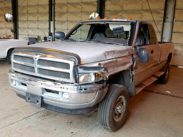 3B7KF2367XG242647 - 1999 DODGE RAM 2500 GRAY photo 2