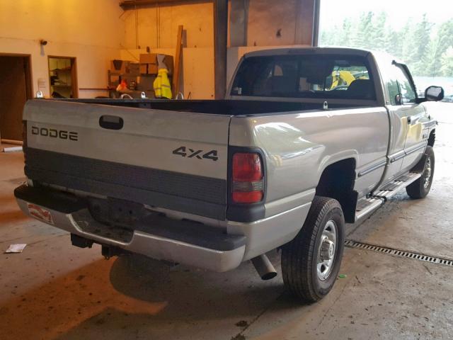 3B7KF2367XG242647 - 1999 DODGE RAM 2500 GRAY photo 4