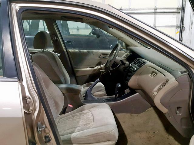 1HGCG6675YA158485 - 2000 HONDA ACCORD EX GOLD photo 5