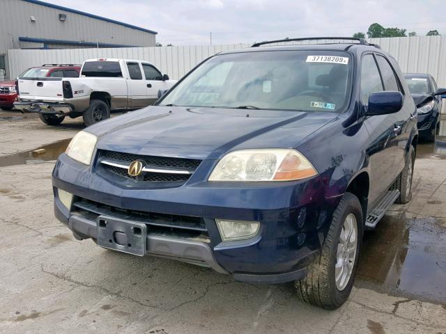 2HNYD18943H536752 - 2003 ACURA MDX TOURIN BLUE photo 2