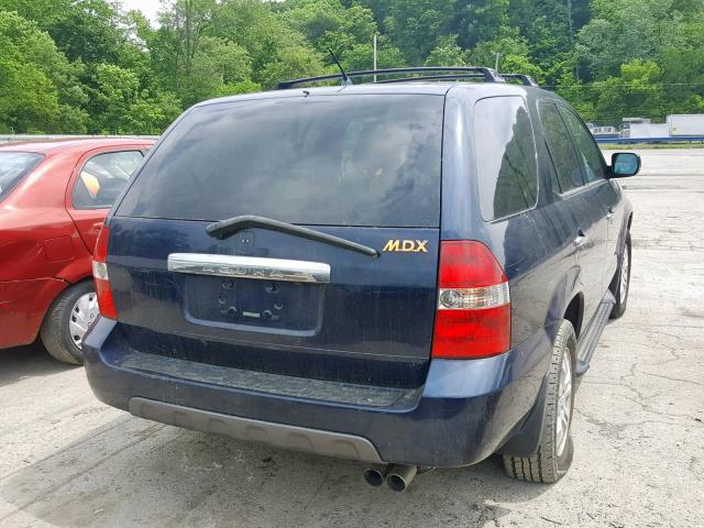 2HNYD18943H536752 - 2003 ACURA MDX TOURIN BLUE photo 4