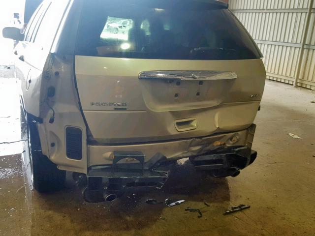 2A8GM68X87R212354 - 2007 CHRYSLER PACIFICA T GOLD photo 9