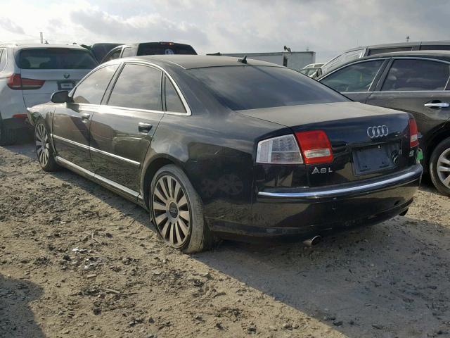 WAUMV44E27N004416 - 2007 AUDI A8 L QUATT BLACK photo 3