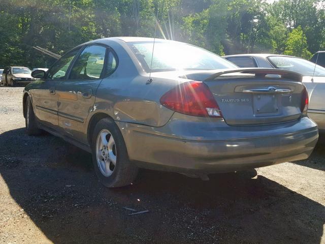 1FAFP55S72A109975 - 2002 FORD TAURUS SES GREEN photo 3