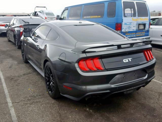 1FA6P8CF3J5104948 - 2018 FORD MUSTANG GT CHARCOAL photo 3