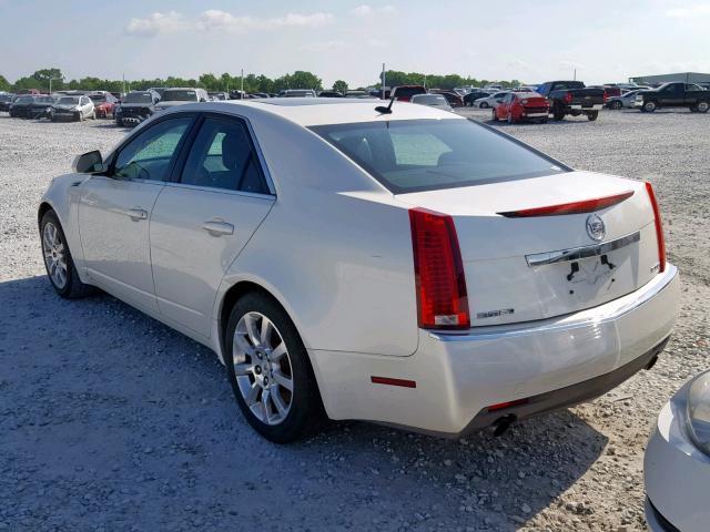 1G6DR57VX80157930 - 2008 CADILLAC CTS HI FEA WHITE photo 3