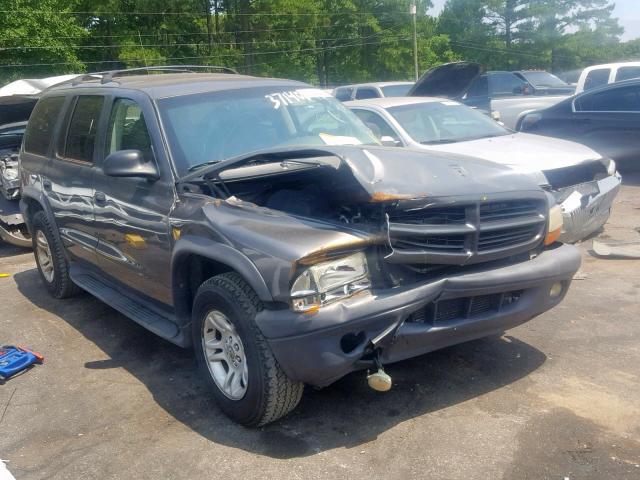 1D4HR38NX3F620191 - 2003 DODGE DURANGO SP GRAY photo 1