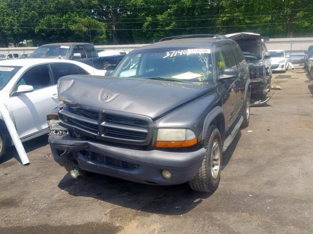 1D4HR38NX3F620191 - 2003 DODGE DURANGO SP GRAY photo 2