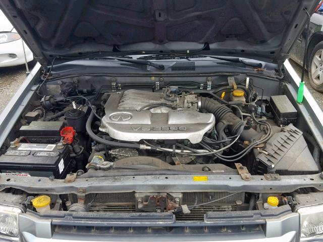 JNRDR09Y23W304030 - 2003 INFINITI QX4 GRAY photo 7