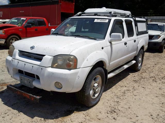 1N6ED27T01C329221 - 2001 NISSAN FRONTIER C WHITE photo 2