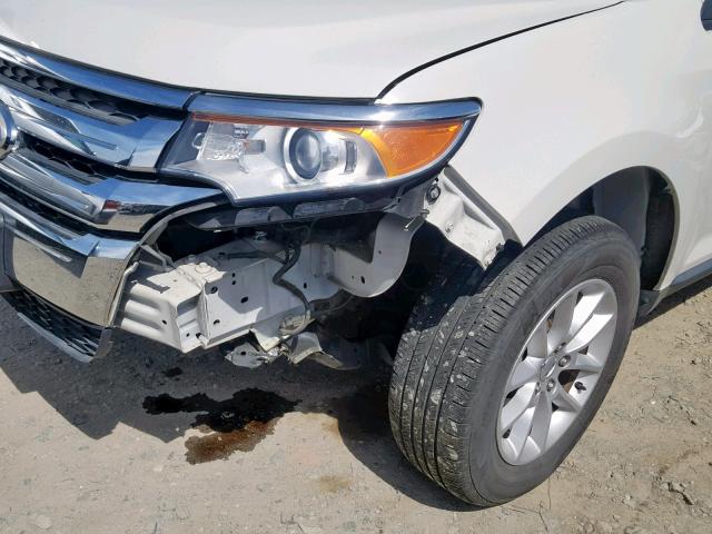 2FMDK3GC0DBB59078 - 2013 FORD EDGE SE WHITE photo 9