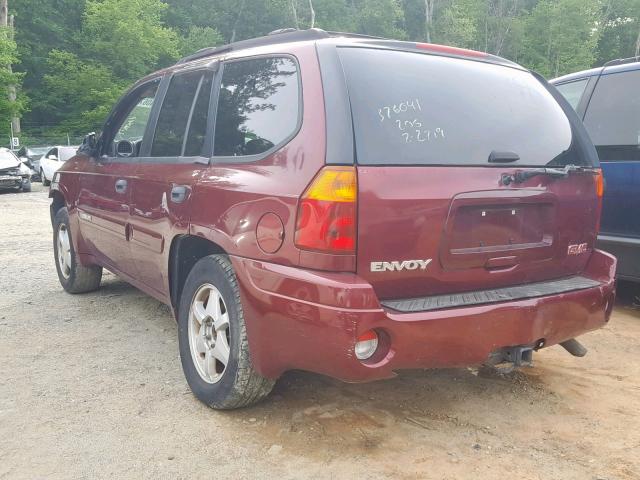 1GKDT13S532258085 - 2003 GMC ENVOY BURGUNDY photo 3