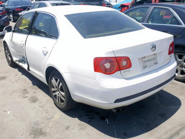 3VWRF71K16M709358 - 2006 VOLKSWAGEN JETTA 2.5 WHITE photo 3