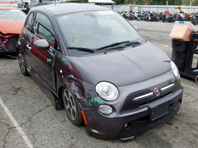 3C3CFFGE6GT184118 - 2016 FIAT 500 ELECTR CHARCOAL photo 1