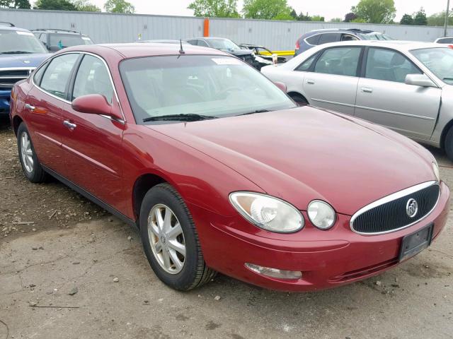 2G4WC562451193607 - 2005 BUICK LACROSSE C BURGUNDY photo 1