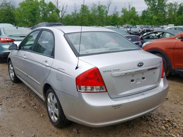 KNAFE221295661801 - 2009 KIA SPECTRA EX SILVER photo 3