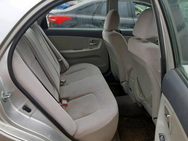 KNAFE221295661801 - 2009 KIA SPECTRA EX SILVER photo 6