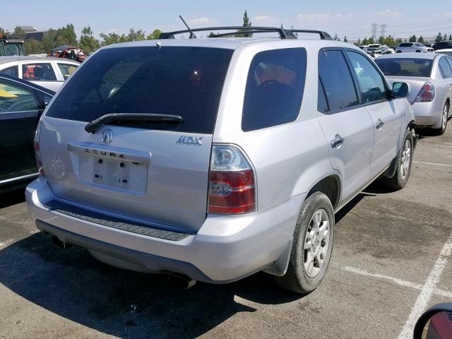 2HNYD18984H521348 - 2004 ACURA MDX TOURIN SILVER photo 4