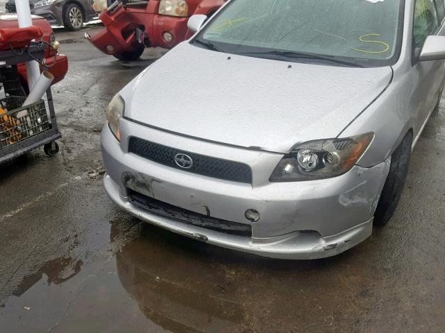 JTKDE3B7XA0318703 - 2010 TOYOTA SCION TC ნაცრისფერი ფოტო 9