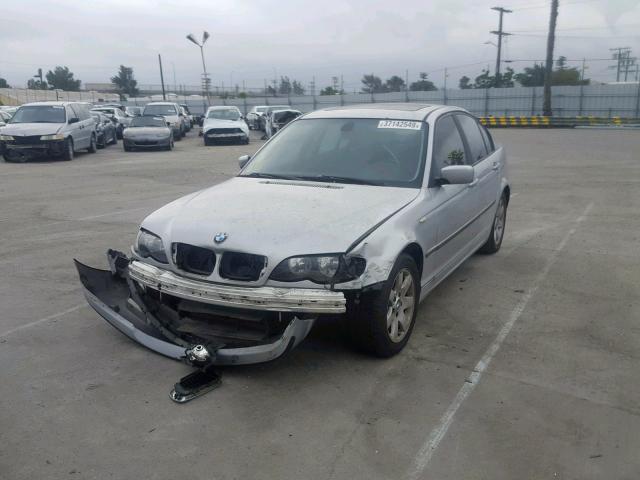 WBAAZ33453KP79704 - 2003 BMW 325 I GRAY photo 2