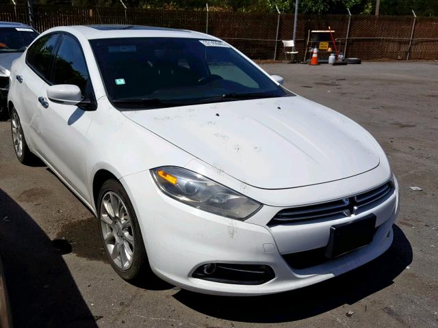 1C3CDFCA2DD157038 - 2013 DODGE DART LIMIT WHITE photo 1