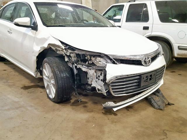 4T1BK1EB5DU063530 - 2013 TOYOTA AVALON BAS WHITE photo 9