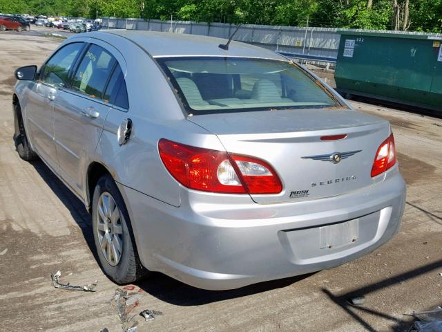 1C3LC46R98N148846 - 2008 CHRYSLER SEBRING LX SILVER photo 3