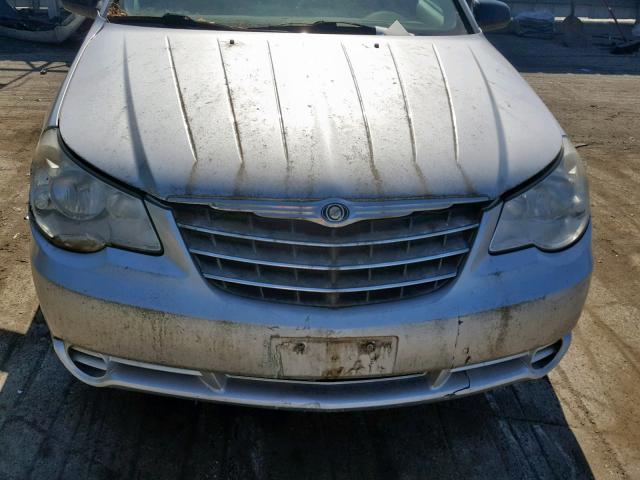 1C3LC46R98N148846 - 2008 CHRYSLER SEBRING LX SILVER photo 7