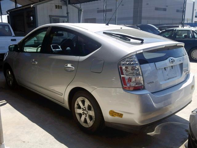 JTDKB20U677584293 - 2007 TOYOTA PRIUS SILVER photo 3