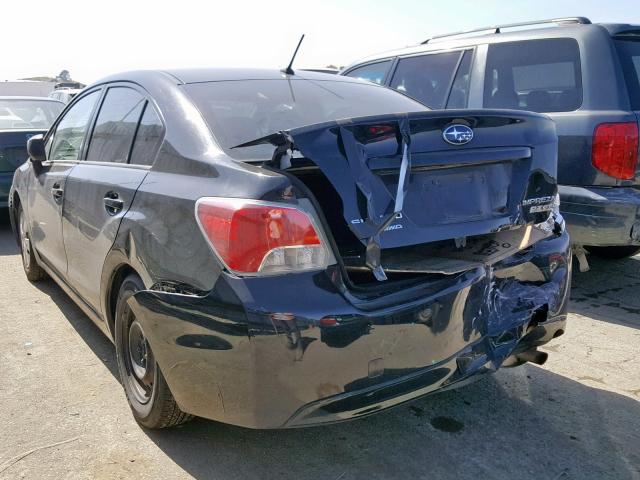 JF1GJAA61CH012884 - 2012 SUBARU IMPREZA BLACK photo 3