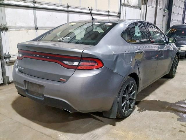 1C3CDFBH5DD209860 - 2013 DODGE DART SXT GRAY photo 4