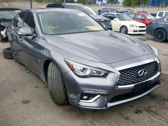 JN1CV7AP8JM240946 - 2018 INFINITI Q50 PURE GRAY photo 1