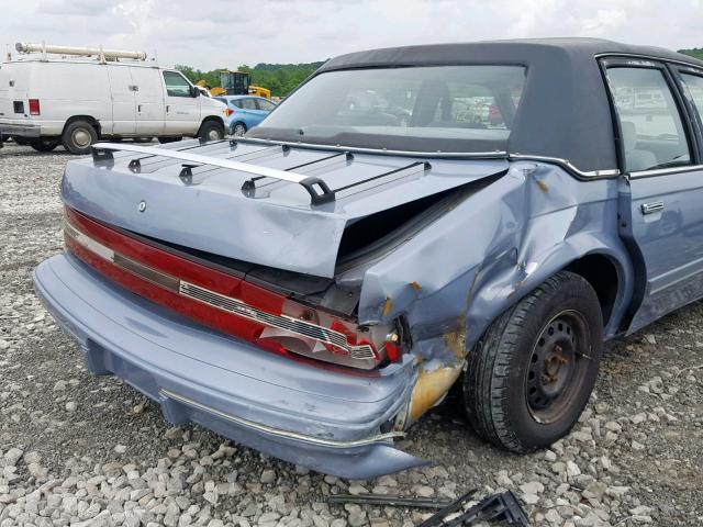 1G4AG55M8S6448636 - 1995 BUICK CENTURY SP BLUE photo 9