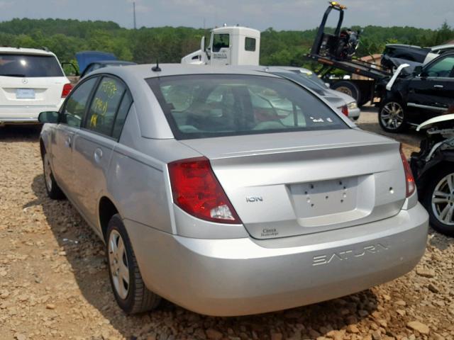 1G8AJ55F57Z192768 - 2007 SATURN ION LEVEL SILVER photo 3