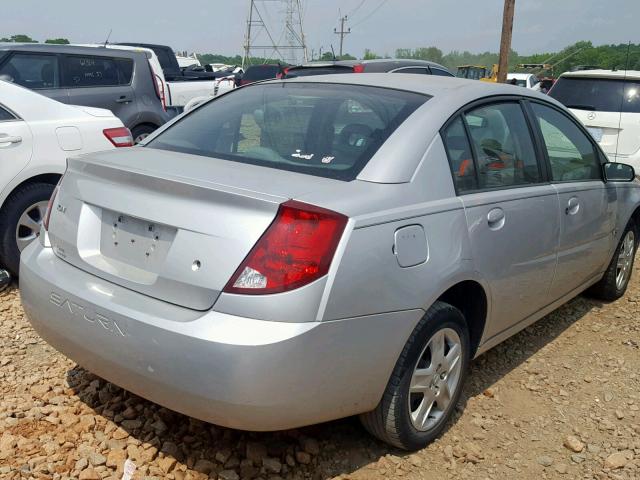 1G8AJ55F57Z192768 - 2007 SATURN ION LEVEL SILVER photo 4