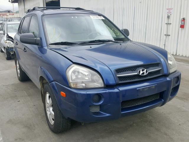 KM8JM12B75U209521 - 2005 HYUNDAI TUCSON GL BLUE photo 1