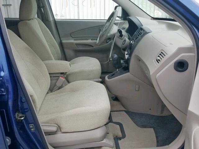 KM8JM12B75U209521 - 2005 HYUNDAI TUCSON GL BLUE photo 5