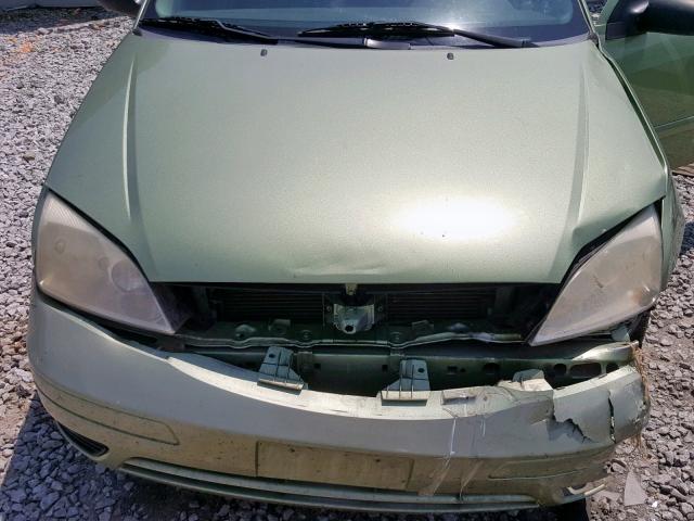 1FAFP34N97W122155 - 2007 FORD FOCUS ZX4 GREEN photo 7