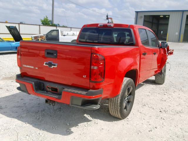 1GCGSCEN1J1158356 - 2018 CHEVROLET COLORADO L RED photo 4