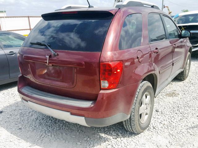 2CKDL33F086018617 - 2008 PONTIAC TORRENT BURGUNDY photo 4