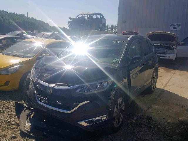 5J6RM4H93GL128998 - 2016 HONDA CR-V TOURI BLACK photo 2