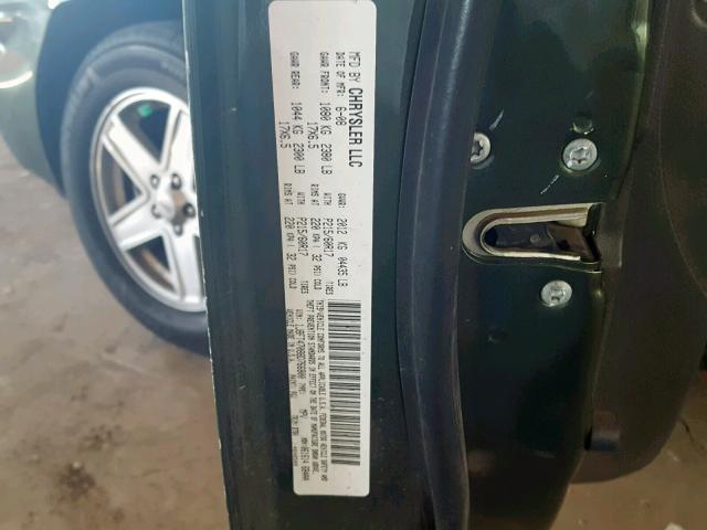 1J8FT47088D766800 - 2008 JEEP COMPASS SP 绿色 照片 10