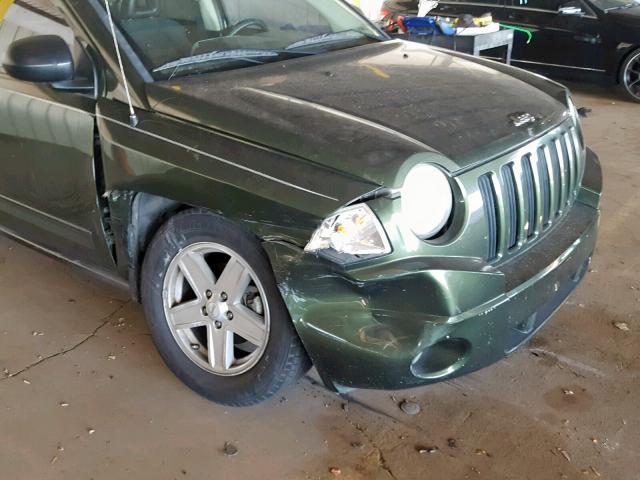 1J8FT47088D766800 - 2008 JEEP COMPASS SP 绿色 照片 9
