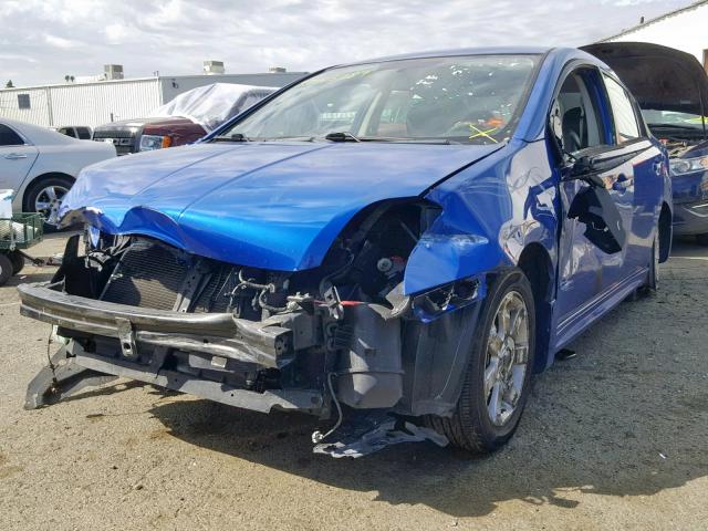 3N1AB6AP1BL651076 - 2011 NISSAN SENTRA 2.0 BLUE photo 2