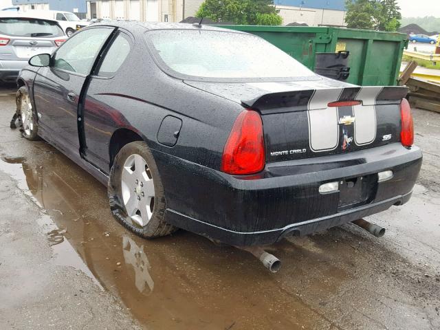 2G1WL15C379153975 - 2007 CHEVROLET MONTE CARL 黑色 照片 3