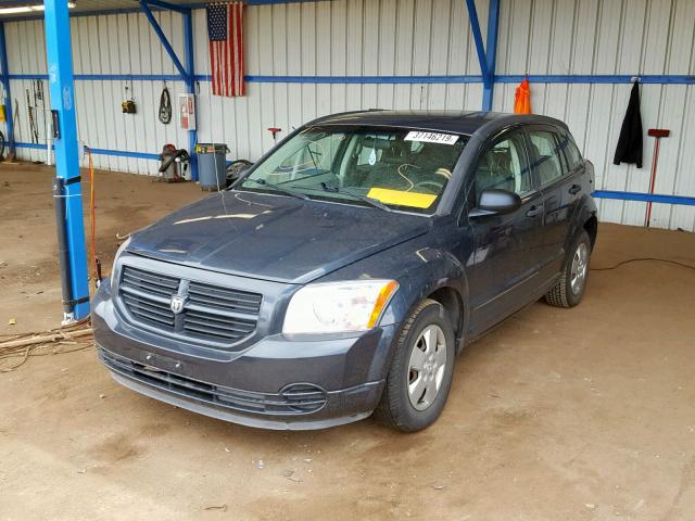 1B3HB28B07D281042 - 2007 DODGE CALIBER BLUE photo 2