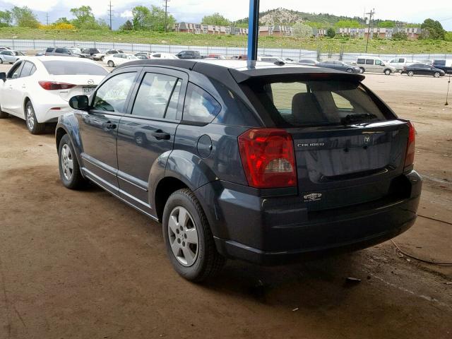 1B3HB28B07D281042 - 2007 DODGE CALIBER BLUE photo 3