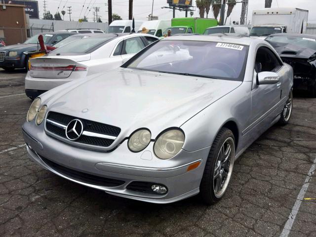 WDBPJ75J84A040606 - 2004 MERCEDES-BENZ CL 500 SILVER photo 2